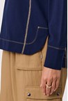 DAILY TOP - navy